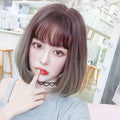 Korean Style Aoki Bangs Wig Set